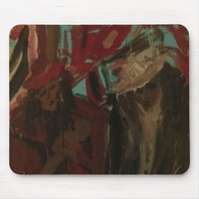 Rasta Guitarists Mouse Pad (Front)