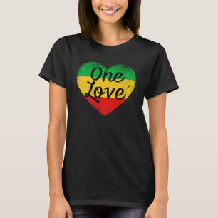 Rasta Heart Love T-Shirt
