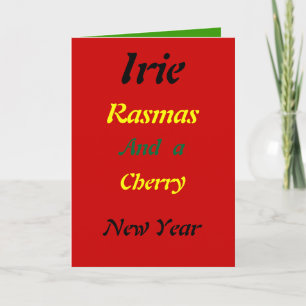 Rasta  irie christmas cards