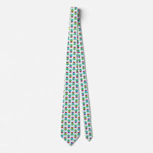 Rasta Island Colours Tribal Turtle Floral Tie