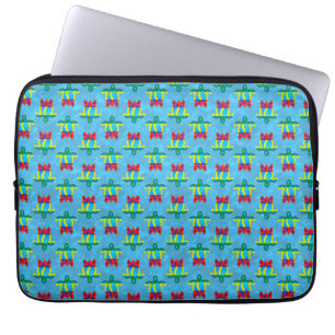 Rasta Island Colours Tribal Turtle Laptop Sleeve