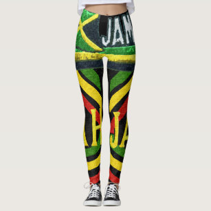 Rasta Jah Jamaican Leggings