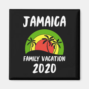 Rasta Jamaica Family Vacation 2020 Magnet