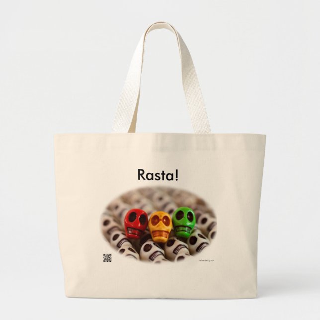Rasta! Large Tote Bag (Front)