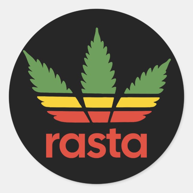 Rasta Leaf Sticker (Front)
