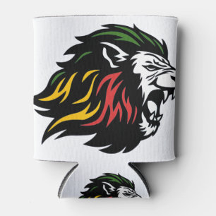 Rasta Lion Can Cooler