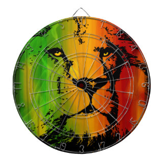 Rasta Lion Dartboard