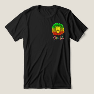 rasta lion head red green yellow Jamaica one love Tri-Blend Shirt