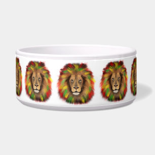 Rasta lion head red yellow green drawing Jamaica