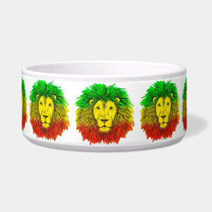 Rasta lion head red yellow green drawing Jamaica