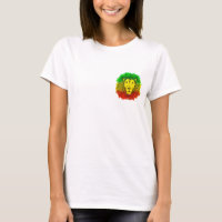 Rasta lion head red yellow green drawing Jamaica 