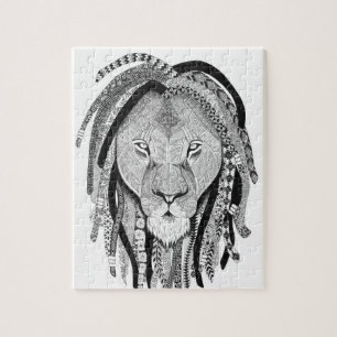 Rasta Lion Jigsaw Puzzle