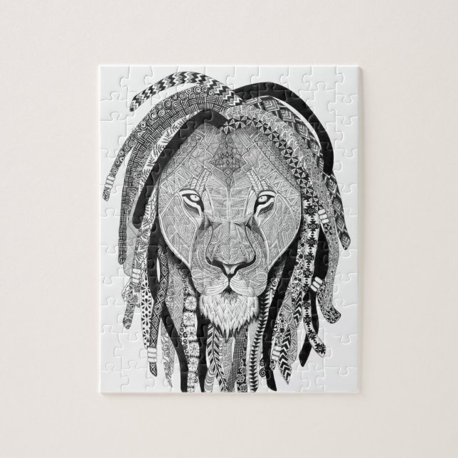 Rasta Lion Jigsaw Puzzle (Vertical)