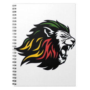 Rasta Lion Notebook