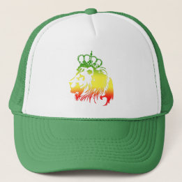 RASTA Lion of Judah | Red Gold Green Trucker Hat
