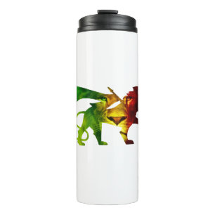 Rasta Lion of Judah Thermal Tumbler