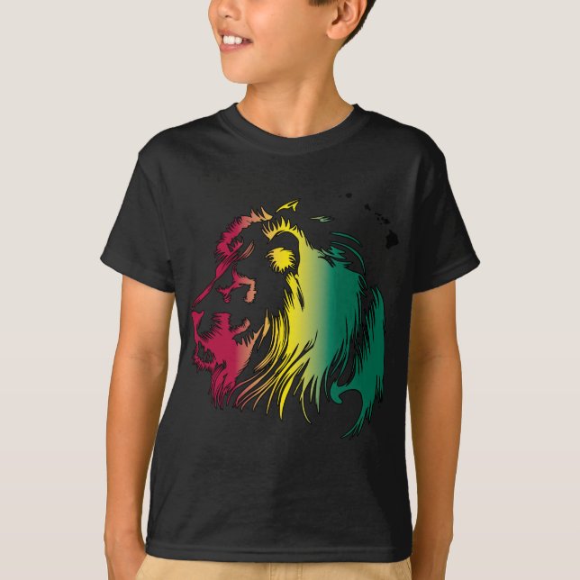 Rasta  Lion T-Shirt (Front)