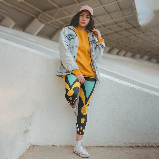 Rasta Mask Capri Leggings (Creator Uploaded)