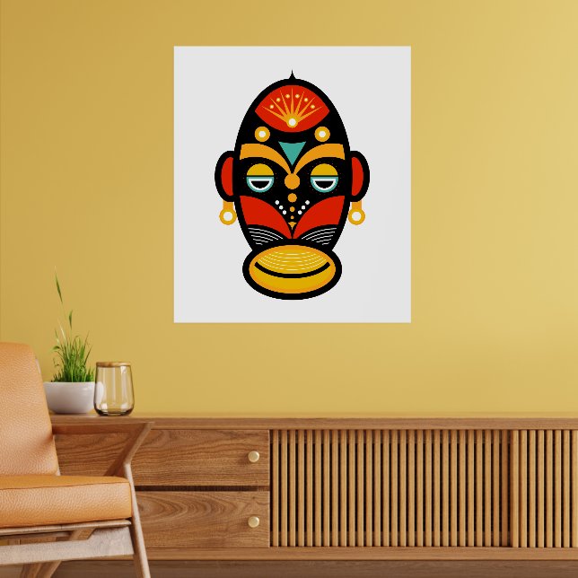 Rasta Mask Poster (Living Room 2)