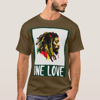 Rasta One Love Reggae Rastafari Jamaica T-Shirt