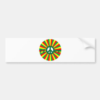 Rasta Peace Hope Bumper Sticker