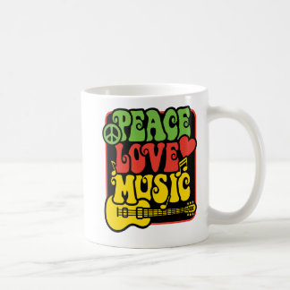 Rasta Peace-Love-Music Coffee Mug