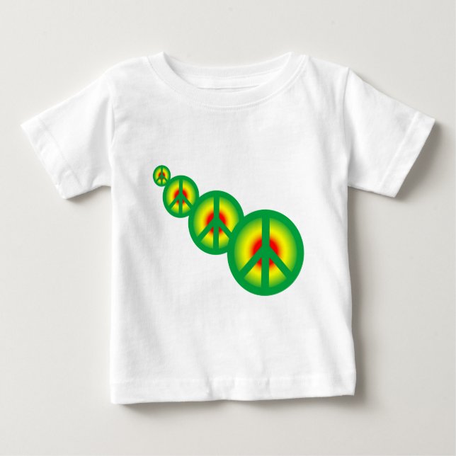 Rasta Peace Multi Baby T-Shirt (Front)