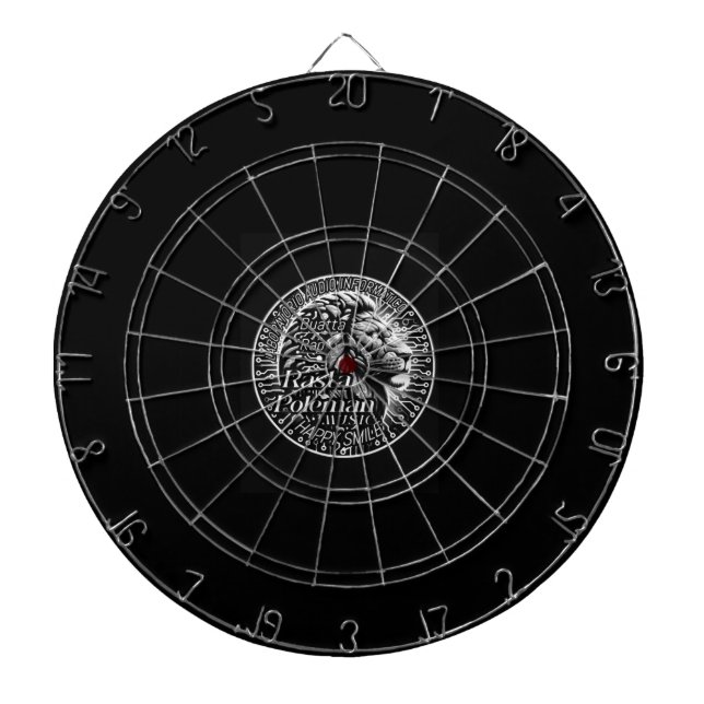 Rasta Poleman Dartboard (Front)