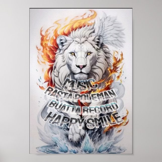 Rasta Poleman sound lion Poster (Front)