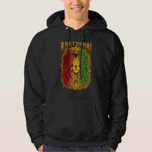 Rasta Rastafari Lion of Judah Reggae Jamaica Rasta Hoodie