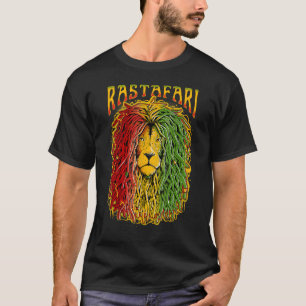 Rasta Rastafari Lion of Judah Reggae Jamaica Rasta T-Shirt