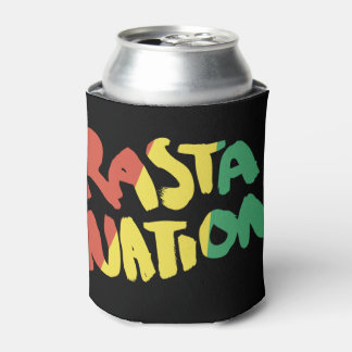 rasta reggae graffiti flag can cooler