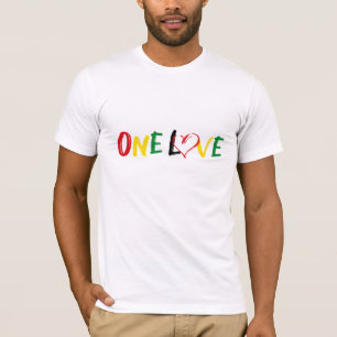 Rasta Reggae Jamaican Pride One Love T-Shirt