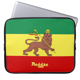 Rasta Reggae Lion of Judah Neoprene 15" Sleeve