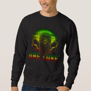 Rasta Reggae Lion Of Judah One Love Jamaica Etophi Sweatshirt