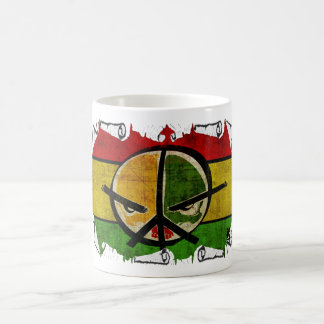 rasta reggae peace coffee mug