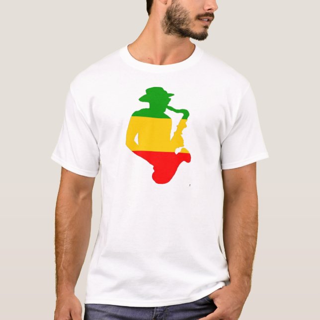 Rasta Sax T-Shirt (Front)