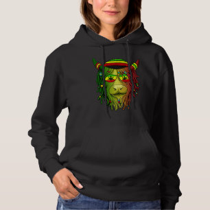 Rasta Scottish Highland Cow  Scottish Stoner Cow Hoodie