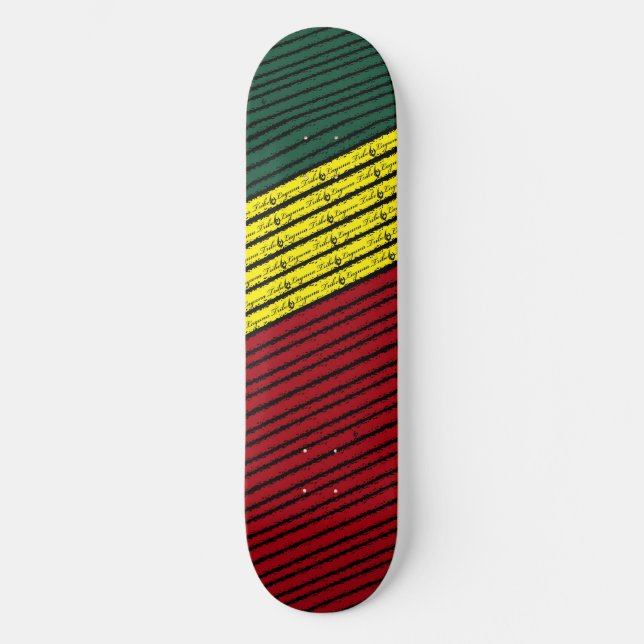 Rasta Skateboard (Front)