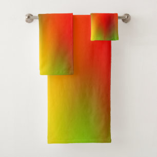Rasta Splash of Colour Bath Towel Set