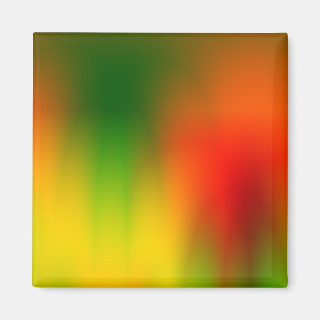 Rasta Splash of Colour Magnet (Front)