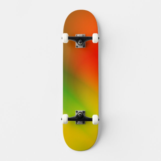 Rasta Splash of Colour Skateboard (Front)