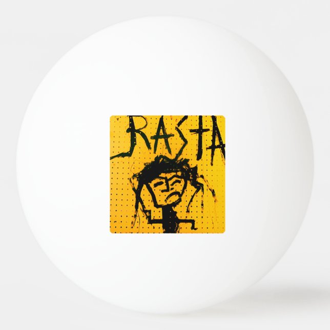RASTA STICK FIGURE PING PONG BALL (Front)