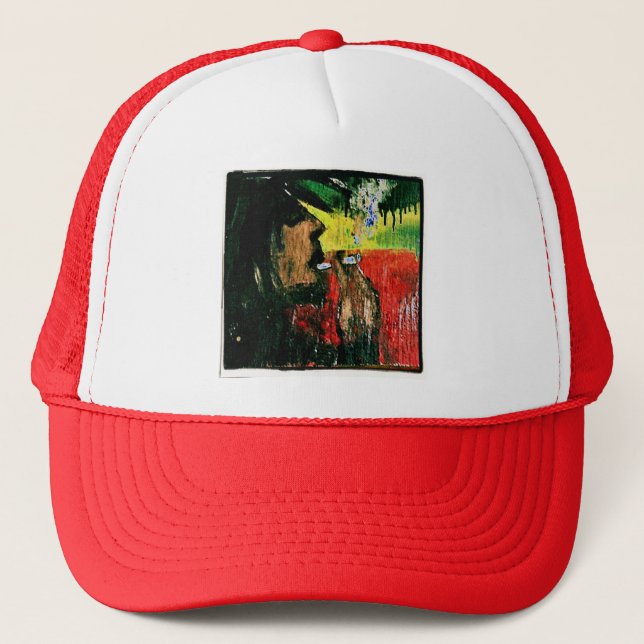 RASTA TRUCKER HAT (Front)