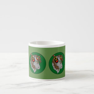 Rasta Unicorn Vibe Morning Music Hippie Espresso Cup