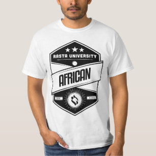 Rasta University African Good Vibes Reggae  T-Shirt