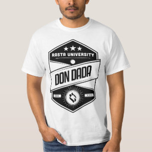 Rasta University Don Dada Good Vibes Reggae  T-Shirt