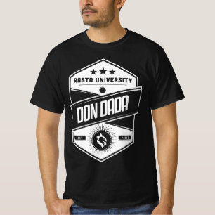 Rasta University Don Dada Good Vibes Reggae  T-Shirt