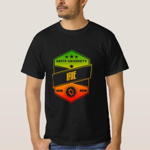 Rasta University Irie Good Vibes Rasta Reggae T-Shirt