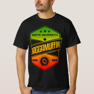 Rasta University Raggamuffin Good Vibes Reggae T-Shirt
